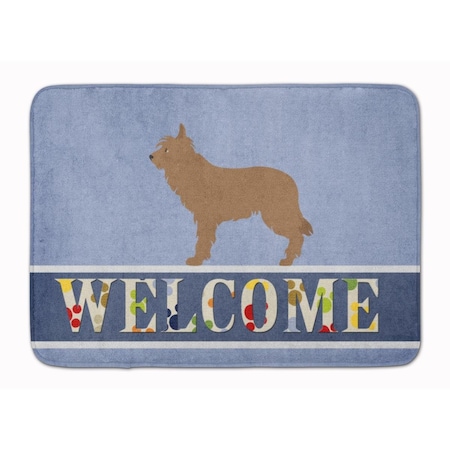 Carolines Treasures Berger Picard Welcome Machine Washable Memory Foam Mat BB8321RUG
